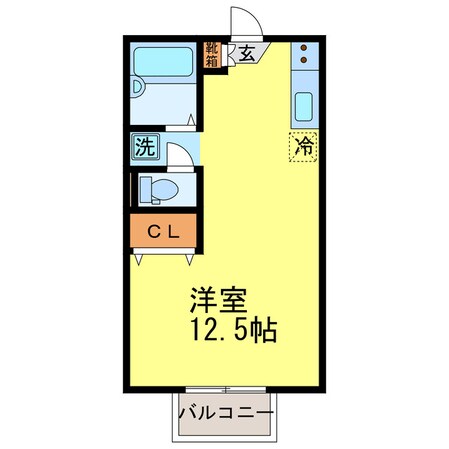 石山駅 バス8分  国分町下車：停歩2分 2階の物件間取画像